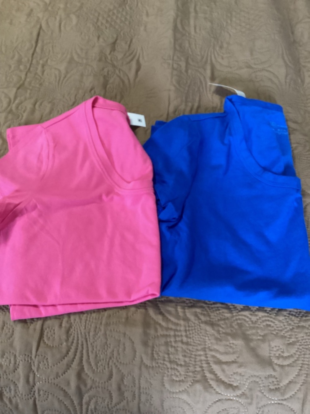 No Boundaries Pink and Blue Short Sleeve Tees
